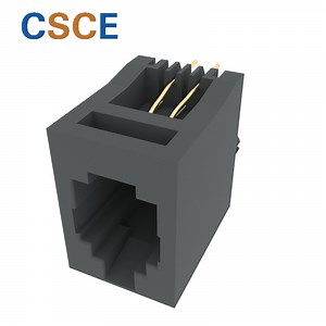 [Hot Item] Top Entry 4p Rj11 Modular Jack with 180 Degree