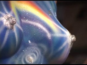 Body Painting on Duval Street in Key West