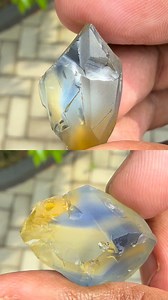 Unheated fine Bi-color saphire 💛💙 | Hasif Hussain