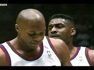 Shawn Kemp & Derrick Coleman Highlights - Sonics @ Nets November 1994