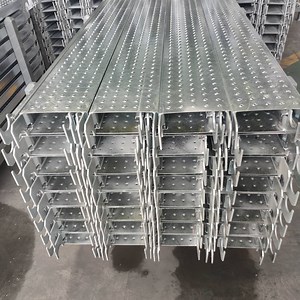 [Hot Item] 300mm 310mm Scaffold Deck Construction Plank Layher Type Scaffold Steel Planks