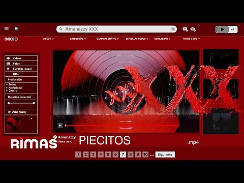 Amenazzy - Piecitos (Visualizer) | XXX