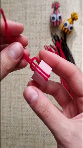 Amazing Woolen Craft Idea😍|Easy Hand made Woolen Miniature Pom Pom Hat/Cap Tutorial