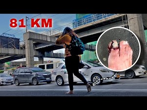 Travelled 81KM Barefoot | Mani Girl