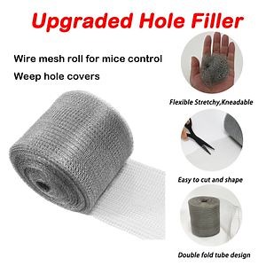 [Hot Item] Wire Roll Mesh Hole Fill Fabric Stainless Steel Wire Roll for Mouse Control