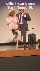 1.1K views · 57 reactions | Willie Brown & Aunt Tee in Tampa, FL #williebrownandfriends #aunttee | Willie Brown | Facebook