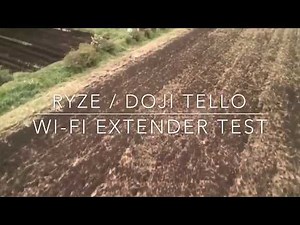 Ryze DJI Tello Wi-Fiエクステンダーテスト