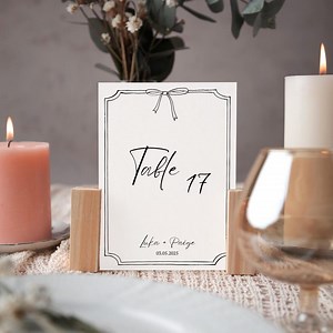 Wedding Table Numbers Modern Minimalist Table Numbers Template Wedding Table Décor Minimalist Table Number Card Digital Download - Etsy