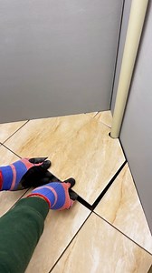 Using Cardboard to Fix Tile Floor! | Bored Panda Art