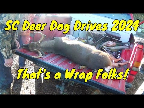 SC Deer Dog Drives 2024! End of the Season!! That's a Wrap...