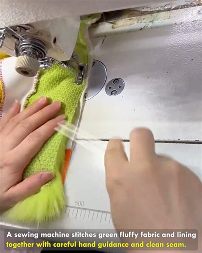 14K views · 18 reactions | Fluffy Fabric Sewn With Machine #FabricSewing #FluffyMaterial #SewingMachine #CreativeStitching #SoftTextileWork | Deep Dive News | Facebook