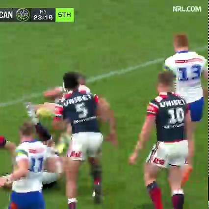 WIGHTON 😱 #NRLRoostersRaiders | NRL