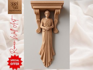 Roman Wall Bracket STL File – Classical Woman Relief for 3D Printing, Digital Download Only | Roman Home Decor - Etsy UK
