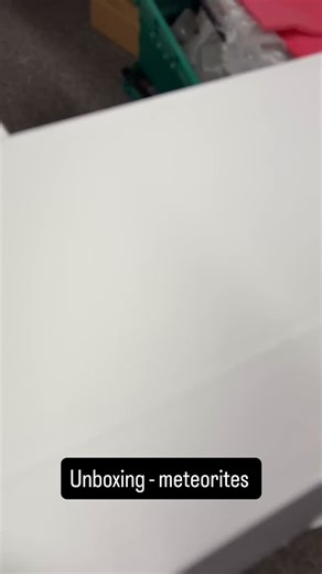 Unboxing - meteorites ! #meteorites #unboxing #video #geology #fossilsuk #fossilsforsale #wow #awesome #outerspace #lunar #mars #palasites #rocksfromspace # | Natural Wonders Ltd. (Fossils-uk.com)