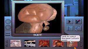 3D Body Adventure: a children's edutainment game featuring a heart attack