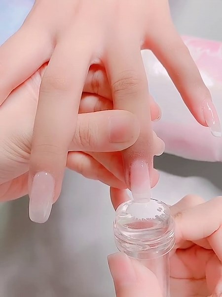 French Tip Nail Stamper and 360PCS Acrylic Nail Tips Kit, Home Salon Manicure Nair Art DIY Tool, Nail Extension Tips with Silicone Stamping Easy to Use for Beginners