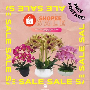 23 reactions | Hi gaiss!! Pukul 6 ni jangan lupa check out promo SHOPEE 4 HOUR SALE di platform Shopee Orchid.Zone tauu . Siap ada free postage gais, stock pun very limited . Sale bermula dari jam 6.00 petang sehingga 10.00 malam ini sahaja (19.06.2021) . Klik link di bawah  https://shopee.com.my/product/106856029/9868813851?smtt=0.106857508-1624098036.9 | Orchid.Zone | Facebook