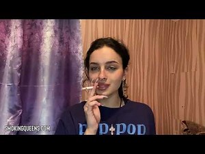 Smoking Fetish Girl is smoking cigarette 62