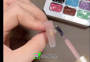 24 Colors Ombre Gel Nail Polish Set,Ombre Pigment for Nails,Gradient Painting Blooming Gel with 100Pcs Nail Sponges for 3D Gels Nail Art can be Painted in Salon or Home Use