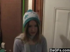 My Cute Neighbor Shows To Me Her Slim Body And Plays With Her Pussy