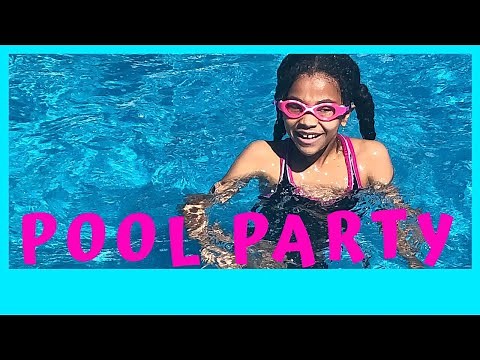 Summer Pool Party Vlog | Destini’s Tween Life | Girl Squad