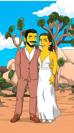 Wedding bells are ringing in Springfield! ⁠ ⁠ ⁠ #turnedyellow #wedding #yellowportrait #doh #haha #cool #artwork #vibecheck #bro #fanart #giftideas #dude #gift #jeez #meme #unique #duff #giftforher #giftforhim #exploremore ⁠#springfield #explorepage #holidays | Turned Yellow | Facebook