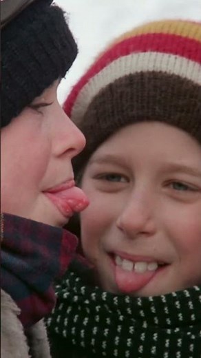 Flick gets his tongue stuck to the flagpole #AChristmasStory | TBS