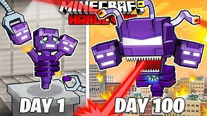 1.2K views · 26 reactions | I Survived 100 Days as a MECHA WITHER in HARDCORE Minecraft | Wealthy cook | Facebook