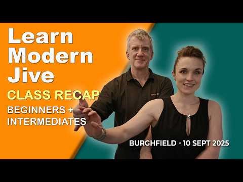 Learn Modern Jive Moves | Beginner & Intermediate Class Recap – Burghfield (10 Sept 2025)
