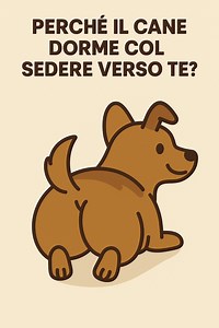 Perché Il Cane Dorme Col Sedere Verso Te? Il cane dorme col sedere verso di te perché è il modo più sincero per dirti che si fida. Rivolgendoti la parte più vulnerabile del corpo ti mostra che non teme nulla quando sei vicino. Allo stesso tempo tiene la testa rivolta verso l’ambiente, così può controllare eventuali rumori o movimenti esterni. È una posizione che unisce relax e vigilanza, un compromesso tra coccola e protezione. Alcuni lo fanno perché il tuo odore li tranquillizza, altri perché o