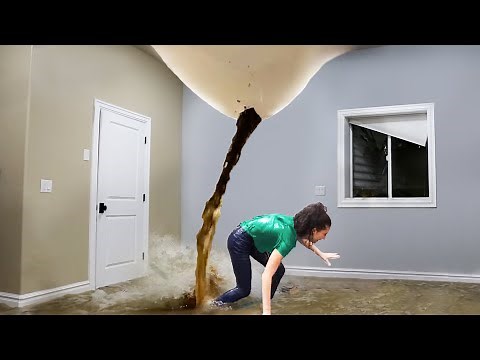 poop bubble flooded her house...