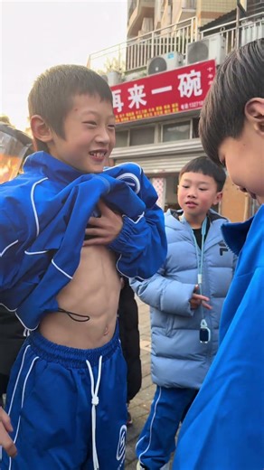 Unleash Your 8-Pack Abs with This Kid Brother's Abdominal Muscle Test! RealFootage AbsChal