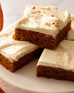 8.1K views · 518 reactions | My soft and richly spiced pumpkin bars are a perfect fall treat! | Preppy Kitchen | Facebook