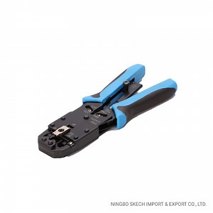 [Hot Item] RJ45/8p8c, Rj12/6p6c, Rj11/6p4c, Rj9/4p4c Cabel Crimper Network LAN Crimping Tool with Ratchet