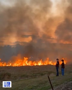 4.4K views · 52 reactions | #BREAKING: Firefighters are currently working to contain a massive grassfire in Carrara on the Gold Coast. A warning has been issue for residents in surrounding suburbs. #9News | WATCH LIVE 6pm | 9 News Gold Coast | Facebook