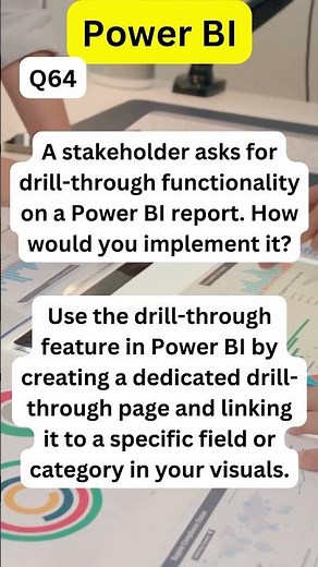 Q64: Scenario Based:Power BI Essential Interview Questions and Answers #powerbiforbeginners #powerbi