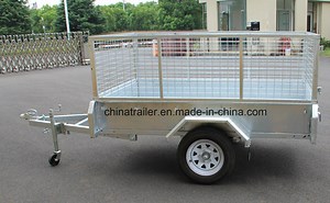[Hot Item] 7X4 8X4 8X5 Galvanized Box Trailer