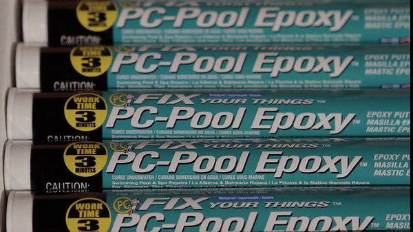 PC Products PC-Pool Epoxy Putty, Moldable 4 oz Stick, Off White 41116 (Pack of 1)