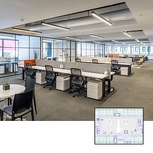 [Hot Item] Ergonomic Height Adjustable Desk Lift Chair Computer Workstation Office Desk Furniture