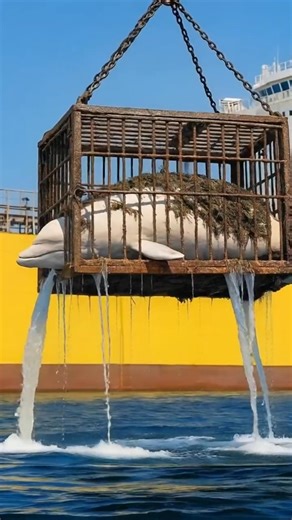 Dying Dolphin Was rescued by Crew Members in sea | Arctic Sea Creatues