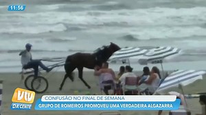 16K views · 125 reactions | SEM LIMITES  Romeiros promovem festa clandestina com direito a corrida de charretes em Praia Grande; grupo foi advertido por guardas e encaminhado para fora da cidade | Jornalismo VTV | Facebook