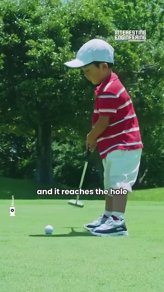 19K views · 74 reactions | This golf ball is inspired by self-driving car technology, and it reaches the hole though you cannot kick the ball well. | Interesting Engineering | Facebook