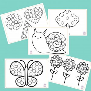 Printable Dot Marker Worksheet: Fine Motor Skills Preschool Activity (digital File) - Etsy