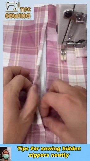 Tips for sewing hidden zippers neatly #sewing #tailor #reels | Sewing Tips