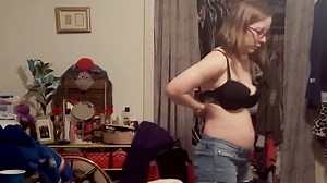 Wife Changing in Bedroom