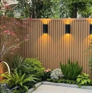 [Hot Item] Ocox Waterproof Fireproof UV Resistance Exterior WPC Slatted Wall Panel for Privacy Fence and Gate