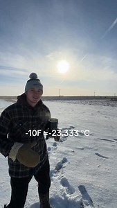 Throw boiling water into the freezing air to see the spectacular result! When hot water is thrown into freezing air, it appears to turn into big white cloud. This is because the hot water is quickly condensing into water droplets and turning into steam, rather than freezing. This phenomenon is more likely to occur at temperatures around 0 F and below, and is more impressive in colder weather. The steam from the hot water has a large surface area to emit from and may condense and form ice and sno