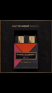 Manish Malhotra Beauty ‘s bestselling luxe lip shades, now in MINIS!  | MyGlamm | Facebook