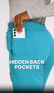 Cherokee Atmos Scrubs Pant For Women Mid-rise Pull-on Straight Leg CK136A