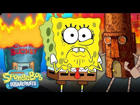 Bikini Bottom Getting DESTROYED for 20 Minutes Straight 💥 | SpongeBob